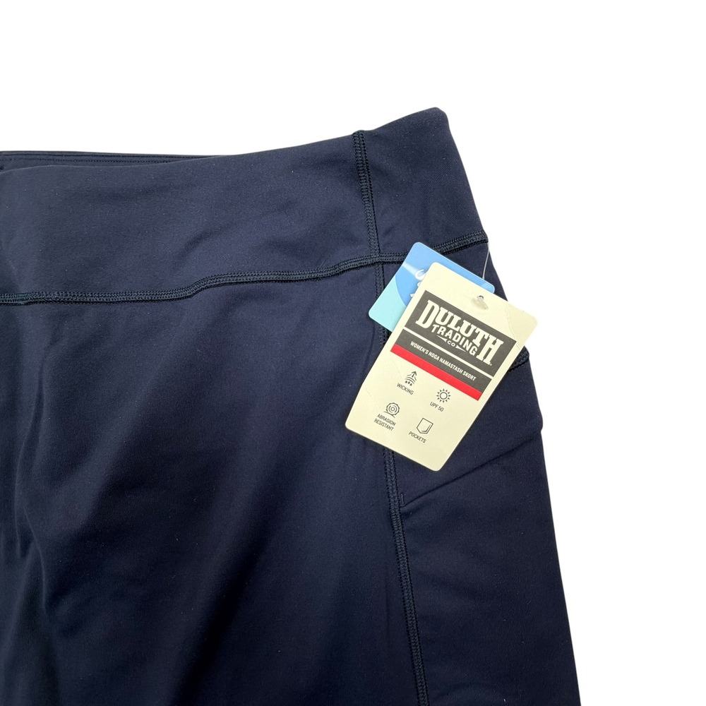 Duluth Trading Co Navy Active Skort with Tag